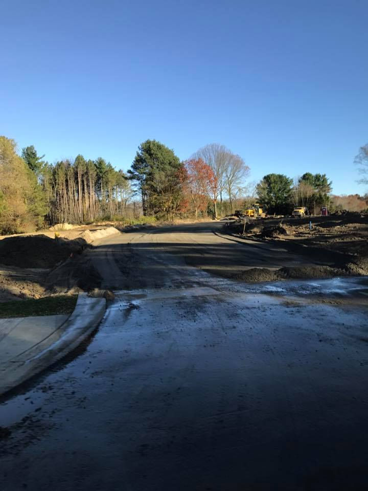 Excavation equipment at the Arcadia Woods project